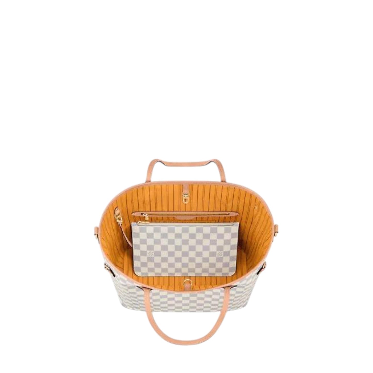 Louis Vuitton Neverfull MM Damier Azur Coated Canvas
