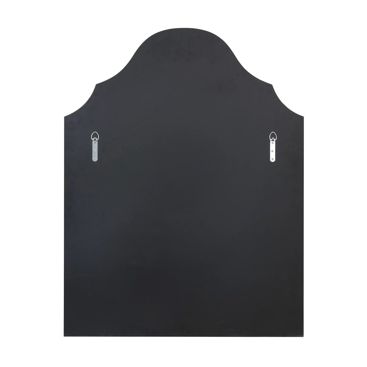 Black sleeveless jacket with zipper details on a white background