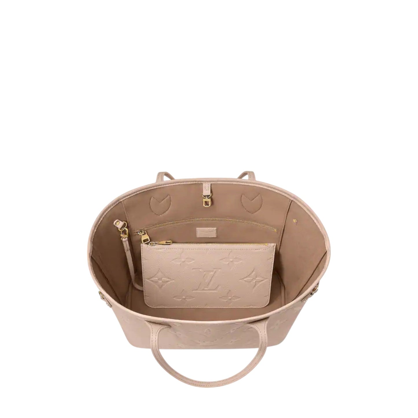Louis Vuitton Neverfull MM Embossed Cowhide Leather