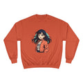 Anime Girl Graphic Sweatshirt — Cute Jacket Illustration Crewneck