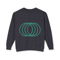 Overlapping Rings Crewneck Sweatshirt | Minimal Geometric Design