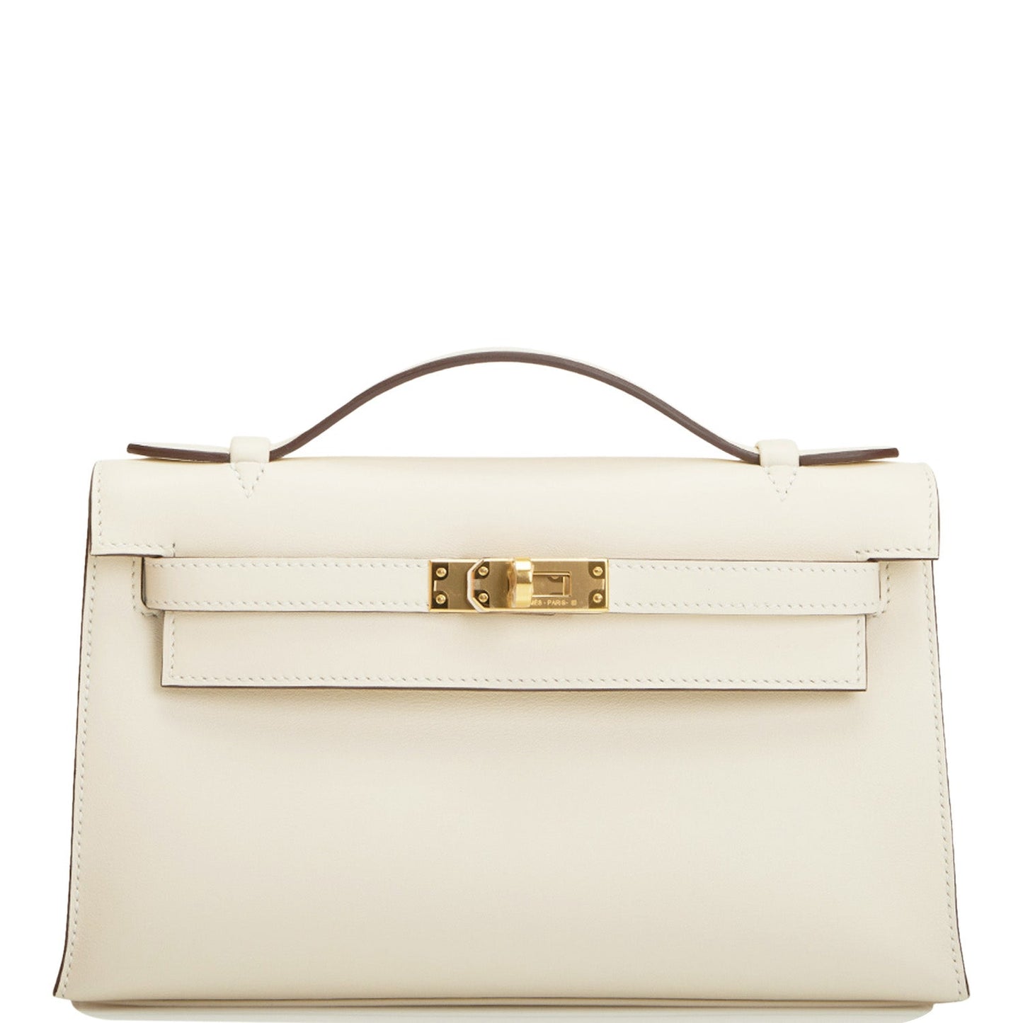 Hermes Nata Swift Mini Kelly Pochette Gold Hardware