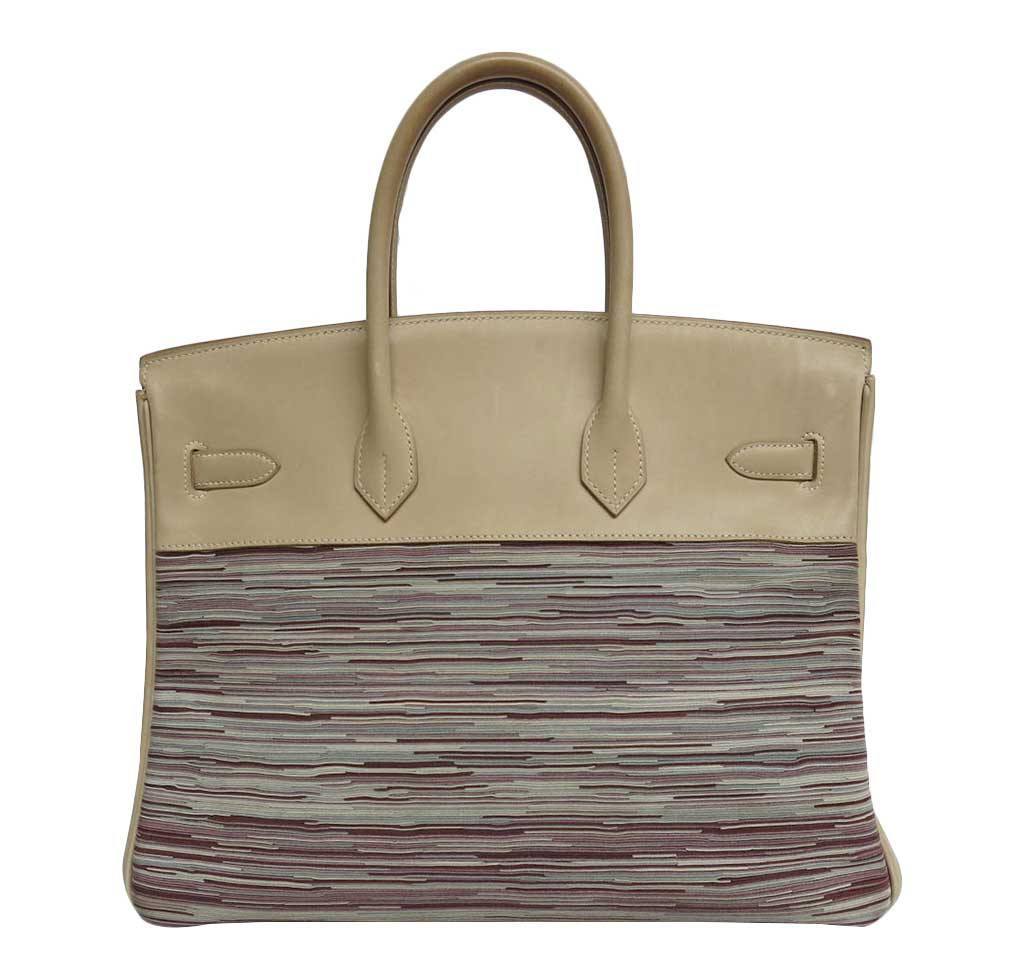 Hermes Birkin 35 Beige Vibrato Gold Hardware