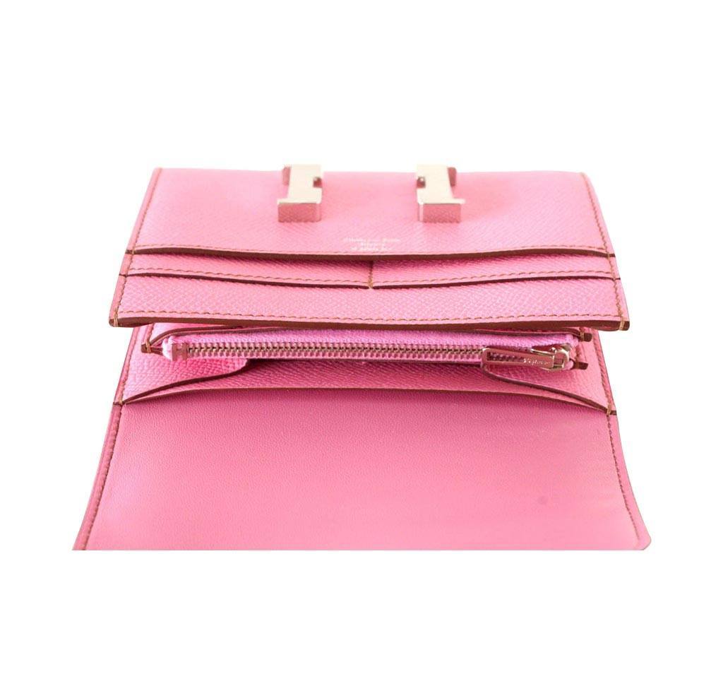 Hermes Constance 5P Pink Epsom Leather Palladium Hardware-5
