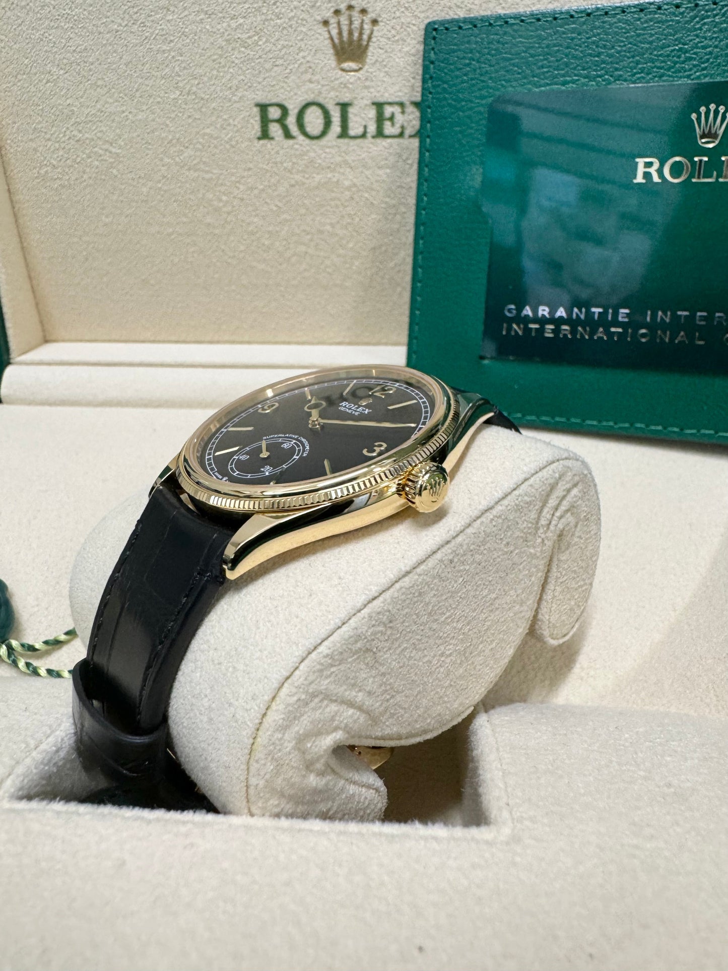 Rolex 1908 39 52508 Black Dial Watch