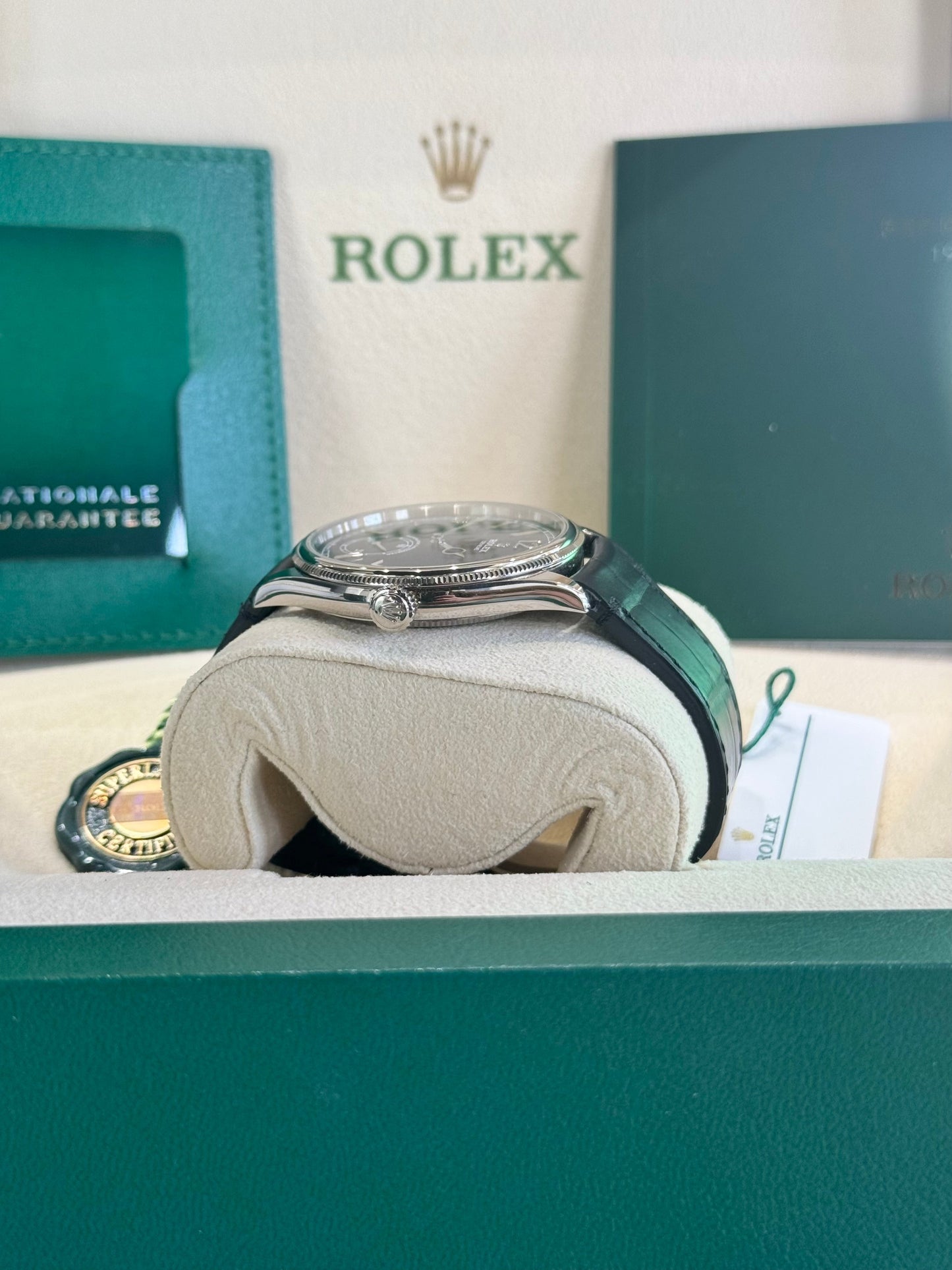 Rolex 1908 39 52509 Black Dial Watch