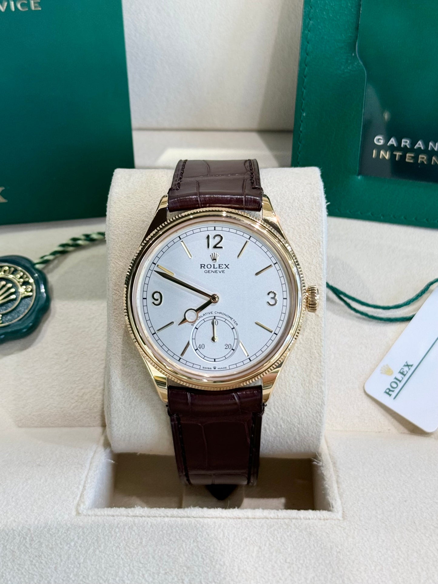 Rolex 1908 39 52508 White Dial Watch