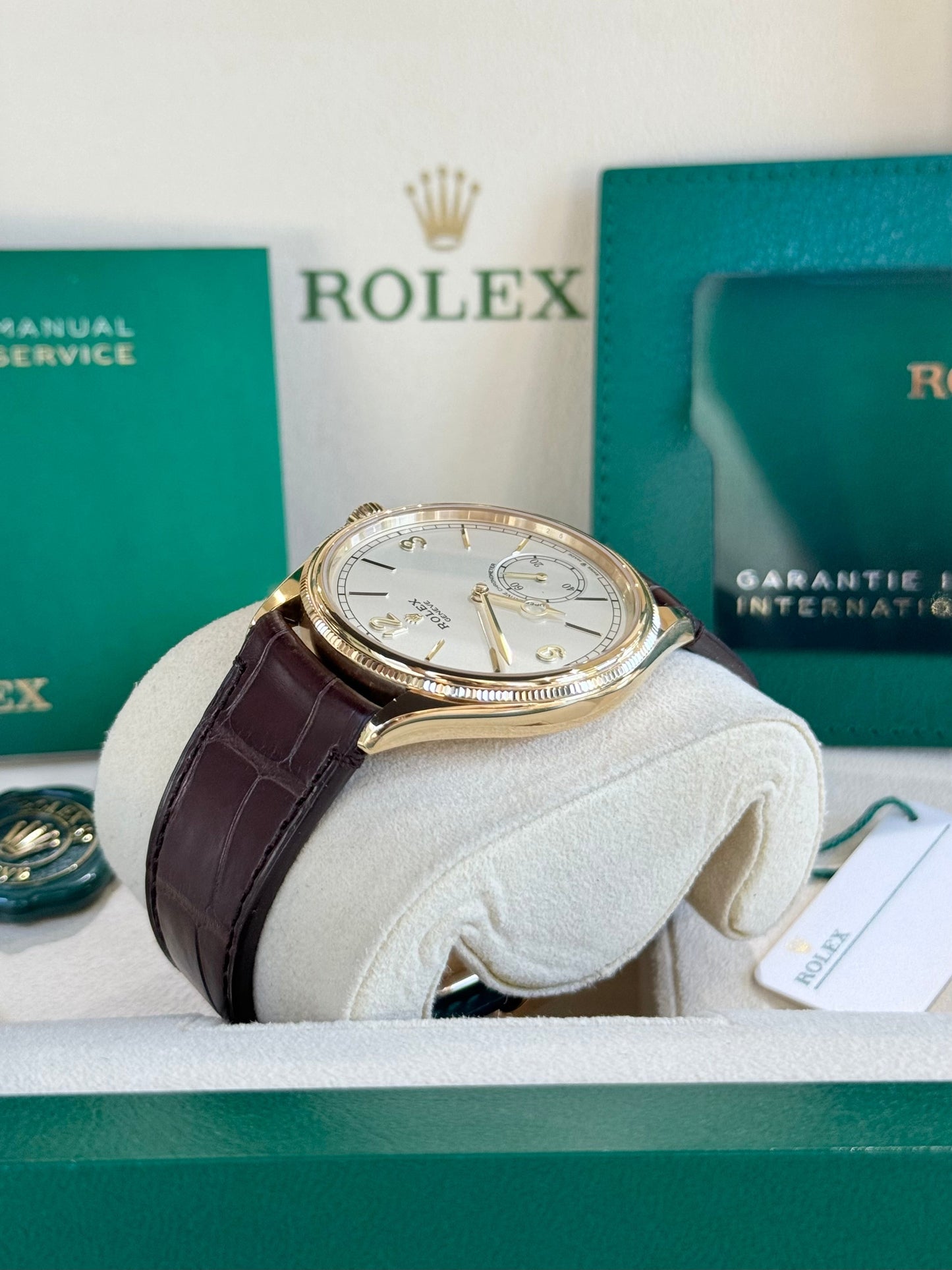 Rolex 1908 39 52508 White Dial Watch
