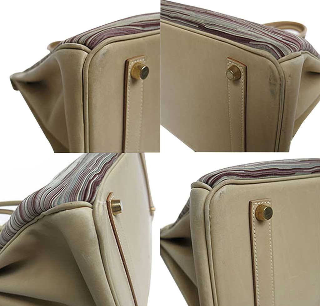 Hermes Birkin 35 Beige Vibrato Gold Hardware