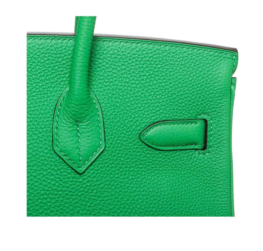 Hermes Birkin 30 Bamboo Togo Leather Gold Hardware
