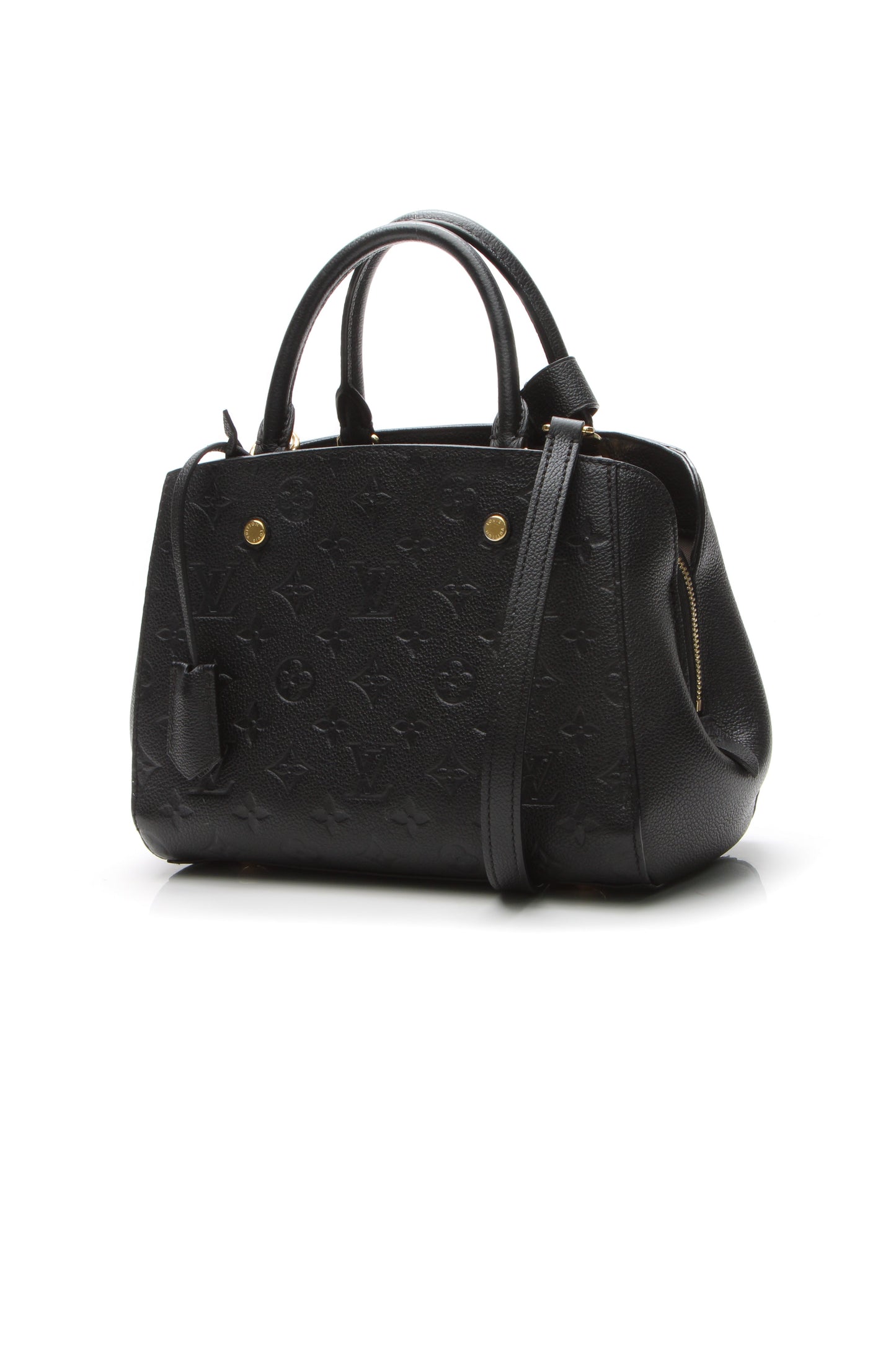 A detailed view of the side gussets, showing the bag's structure