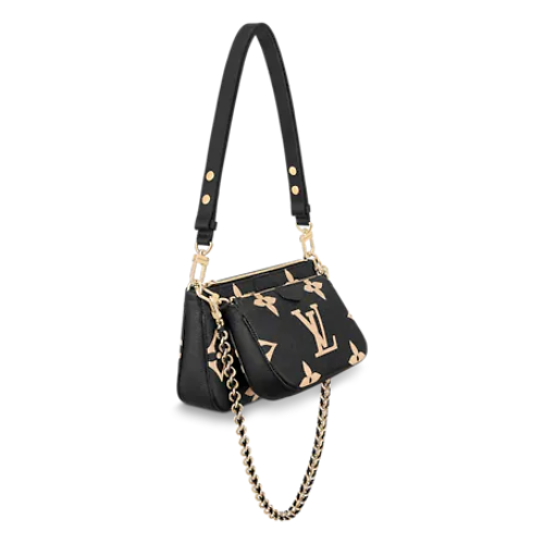 A view of the base of the bag, showing the supple leather