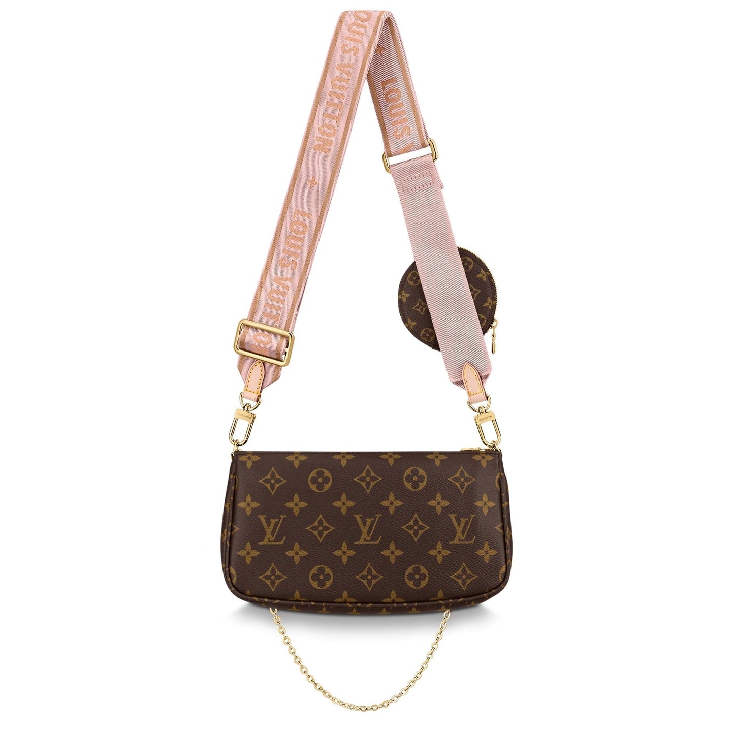 The complete Multi Pochette Accessoires set displayed upright