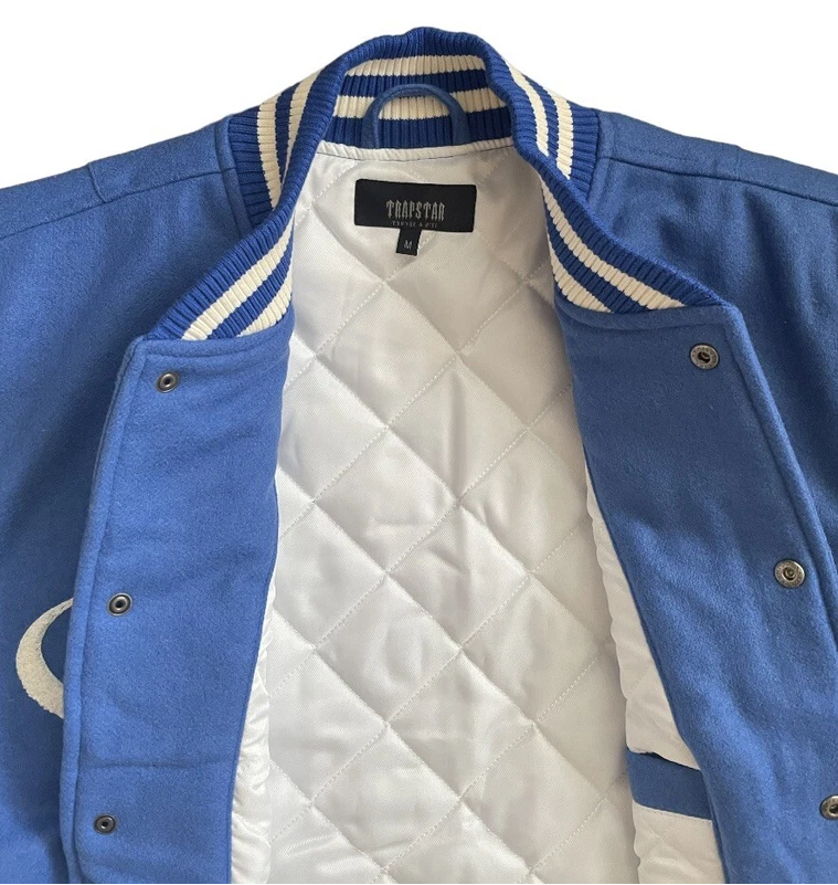 Closeup of Astro print on Trapstar Technical Jacket