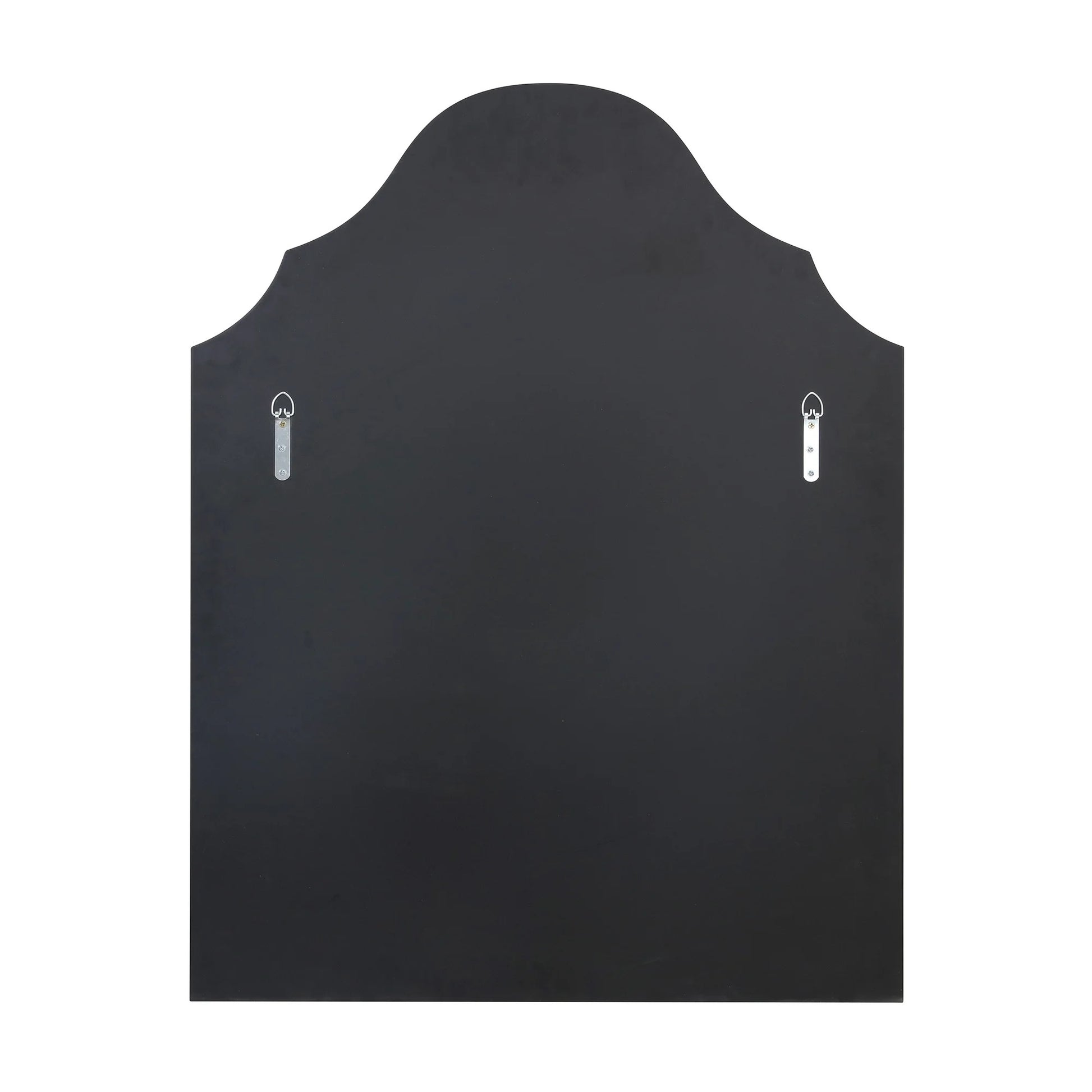 Black sleeveless jacket with zipper details on a white background